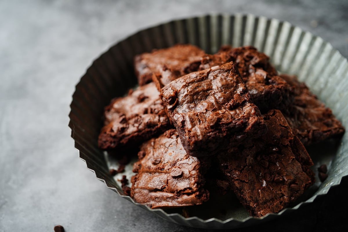 Homemade Classic Chewy Fudge Brownies